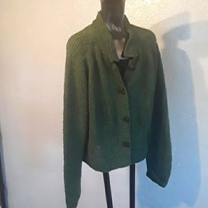 Vintage Michael Simon 1995 raw silk sweater made in Hong Kong